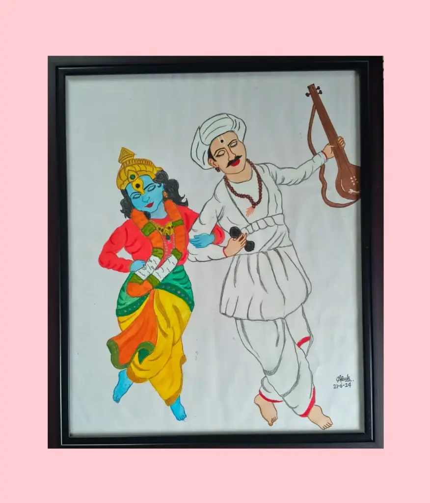 Shree Vitthal and Sant Tukaram Maharaj