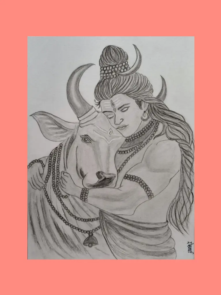 Mahadev with nandi maharaj