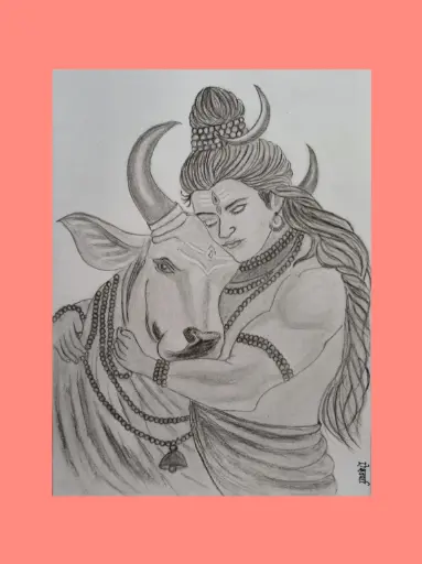Mahadev with nandi maharaj